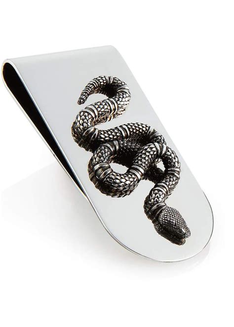 gucci money clip snake|gucci wallet snake cheap.